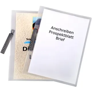 Dataplus Klemmhefter A3 Querformat PP bis 50 Blatt natur-transparent