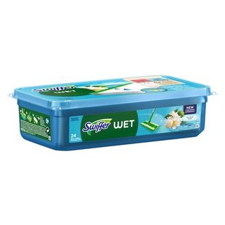 Swiffer Ersatztücher Wet Morning Fresh Bodentücher, Nachfüllpack, feucht, 24 Tücher