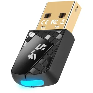 Bluetooth 5.4 Adapter für PC,USB Bluetooth Adapter Controller,Bluetooth Stick mit Windows 11/10/8.1/7,Bluetooth Dongle für Desktop, Laptop, Headset, Tastatur, Maus