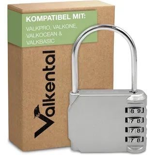 Valkental QuickLock Zahlenschloss für Packtaschen Silber Modell 2025