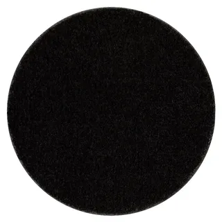 RugsX Badteppich, Schwarz, Rund, 100x100 cm, Teppiche & Böden, Teppiche