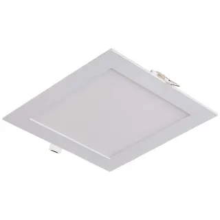Energmix 18 Watt LED Ultra Slim Panel Einbauleuchte Deckenlampe unterpurz Einbau Eckig 22,5 x 22,5 cm Warmweiß