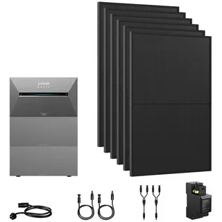 10,74 kWh inkl. 2x B2700 Erweiterungsakku + 6x 440 W Solarpanel