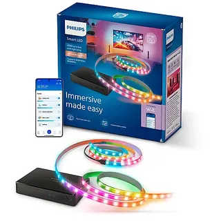 Philips Smart Lighting 8K mit TV Backlight für 55–65 Zoll HDMI 2.1 Sync Box RGBIC