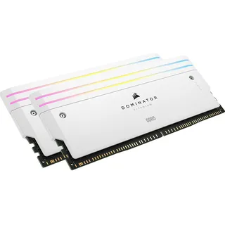 Corsair DOMINATOR Titanium Light Enhancement Kit, 2-up config, Functional LEDs, White Heatsink, no DRAM ICs (RGB),