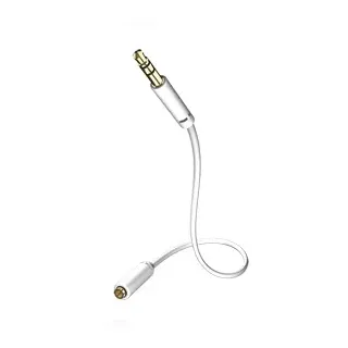 in-akustik Audio-Verlängerungskabel 3,5mm-Klinken-Stecker/Buchse 5m