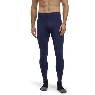 Falke Herren Baselayer-Hose Warm Long M Ti Funktionsmaterial schnelltrocknend 1 Stück, Blau Space Blue 6116, XXL