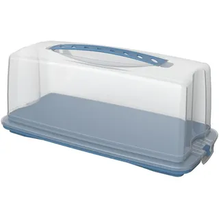 Rotho Kuchenbehälter Fresh 36 x 16.5 cm - Horizonblau - Kunststoff - mit Tragegriff,