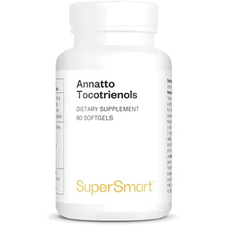 Annatto Tocotrienole – Natürliche Quelle von Vitamin E (DeltaGold®) – 60 Softgels – Ohne Gentechnik & Glutenfrei – SuperSmart
