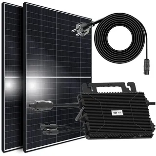 850/800W Solaranlage mit 800W Astro-Energy Micro Wechselrichter 2 x 425 W