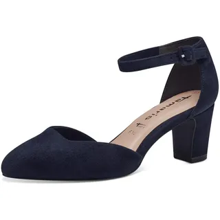 TAMARIS Damen Pumps Vegan blau 42