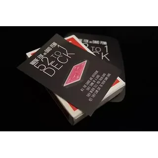 ZQION The 52 To 1 Deck (Gimmicks) Card Magic Tricks Illusions Close Up Magic Mentalism Magician Decks Fun Poker Magia