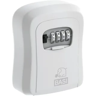 BASI 2101-0000-1000 Schlüsselsafe SSZ 200 Weiß mit Zahlenschloss