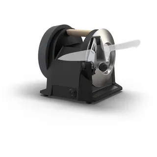 Tormek T-1 Kitchen Knife Sharpener (EUR Version) - Die erste richtige Messerschleifmaschine für Hobbyköche, schärfe Küchenmesser auf professionellem Niveau. Für Hobbyköche & Foodies. (Carbon Black)