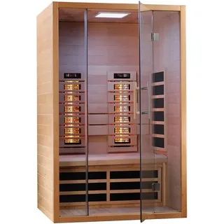 Vitalhome - Sunlight 120 Infrarotkabine mit Sunlight Infrarotstrahler ca. 120x105x190cm