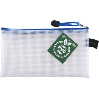 FolderSys Reißverschlussbeutel transparent/blau 0,20 cm, 1 St.