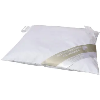 Betten Hofmann kuscheliges Baby Daunenkissen 35x40 cm, 30g Flachkissen, ungesteppt 100% Neue Daunen, waschbar, 100% Natur
