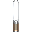 DYSON TP09 Purifier Cool Formaldehyde Luftreiniger Weiß/Gold (40 Watt, Raumgröße: 81 m3, Vollständige Versiegelung nach HEPA-13 Standard)