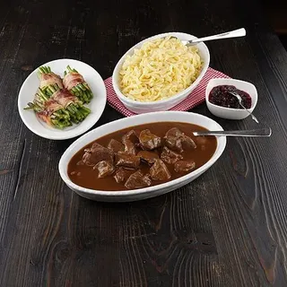 TANNENGLÜCK Edles Hirschgulasch Schwarzwälder Art sous vide vorgegart Inhalt 900g