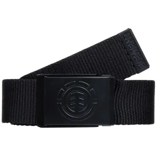 Element Stoffgürtel "Icon Webbing", schwarz (flint schwarz), Obermaterial: 100% Polyester;, Gürtel Stoffgürtel