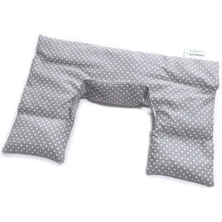 Theraline Kirschkern Nackenkissen Wärme-Kälte-Kissen Design Punkte (Punkte Grau)