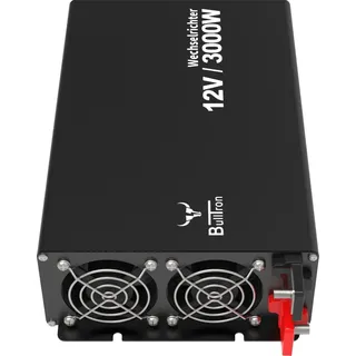 BullTron 12V / 3000W Wechselrichter Standard mit Display und Fernbedienung