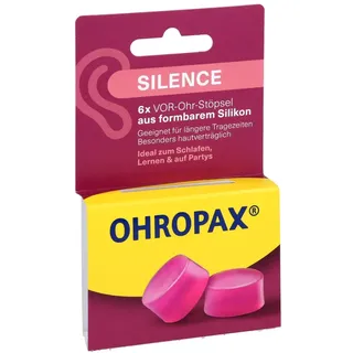 Ohropax Silence Silikon Vor-Ohr Stöpsel 6 St.