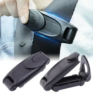 KSJEHW 2 Stück Auto Sicherheitsgurt Clip, Universal-Sicherheitsgurt-Einsteller, Autositz Gurtversteller, Gurtversteller Seat Belt Clips, Auto-Sicherheitsgurt-Clip-Einsteller, für Erwachsene, Kinder