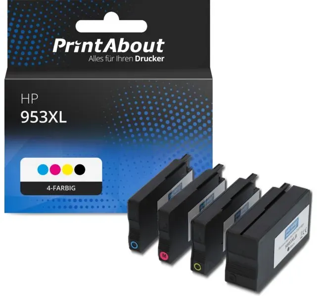 Druckerpatrone kompatibel mit HP 953XL (3HZ52AE) - 4-farbig - Hohe Kapazität - Multipack