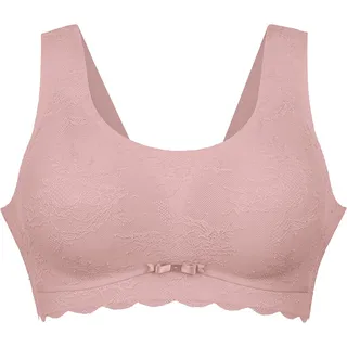 Anita (Since 1886 Damen Bralette - Essentials Lace Bustier, bügellos, mit Schale, florale Spitze Rosa S