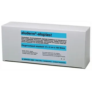Söhngen Fingerverband aluderm-aluplast elastisch Wundpflaster 12 x 2 cm 100 St.