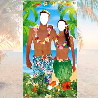 Luau Party Dekoration Hawaii 180 x 100 cm Luau Paar Foto Stütze Fotohintergrund Luau Foto Stand Hintergrund Luau Paar Foto Stütze Banner, Für Hawaii Party Beachparty Hochzeit Urlaub