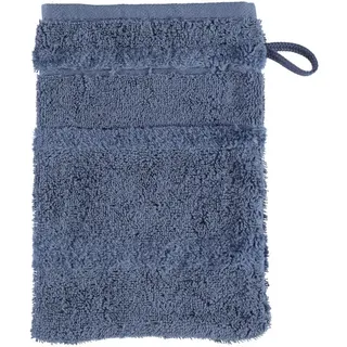 CAWÖ Noblesse2 Uni 1002 Waschhandschuh 16 x 22 cm nachtblau