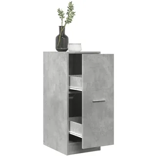 vidaXL Apothekerschrank Betongrau 30x41x77,5 cm Holzwerkstoff