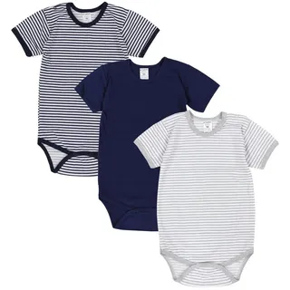 TupTam Baby Body Kurzarm – 3er Set aus 100% Baumwolle bis Größe 134, Farbe: Farbenmix 1, Größe: 110 - 110