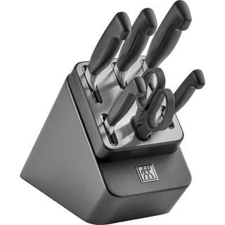 Zwilling Vier Sterne Selbstschärfender Messerblock 7-tlg. Anthrazit