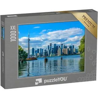 Puzzle 1000 Teile XXL „Die schöne Skyline von Toronto über dem See. Toronto, Ontario, Kanada“ – aus der Puzzle-Kollektion Toronto