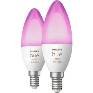 Philips Hue White & Color Ambiance E14 470 lm 5,3 W Doppelpack