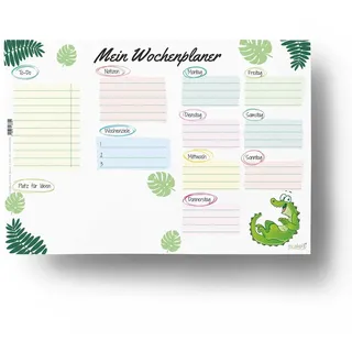 Schreibtischunterlage aus Papier zum Abreißen (Notizen, Wochenplaner, Schreibunterlage, Malunterlage - DIN A3 / 25 Blatt), Motiv:Mario, Anzahl:1 Stück