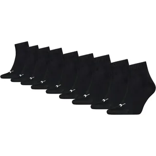 Puma Kurzsocken 9 Paar Schwarz 47-49