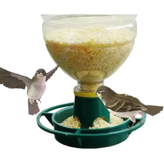 Vogelfutterhaus Für Draußen | 4,92 Zoll Futternapf Für Vögel | Aufhängbare Vogeltränke Und Futterstation Balkon Garten Terrasse | Umweltfreundlich Wetterfest Leicht Zu Reinigen