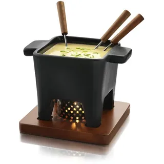 Boska Tapas Käsefondue-Set 8 tlg. schwarz