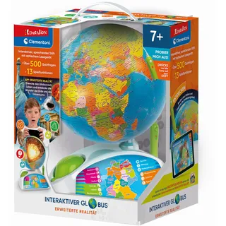 CLEMENTONI Interaktiver Globus mehrfarbig