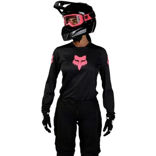 Fox Racing Wmns Blackout Jersey Windbreaker Damen, Schwarz, XL