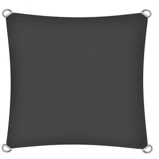 Estexo Sonnenschutzsegel Sonnendach Sonnenschutz UV-Schutz HDPE Anthrazit 3x3m (Quadrat)