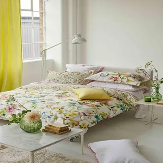 Designers Guild Bettbezug, Fiore Aqua, 240 x 220 cm