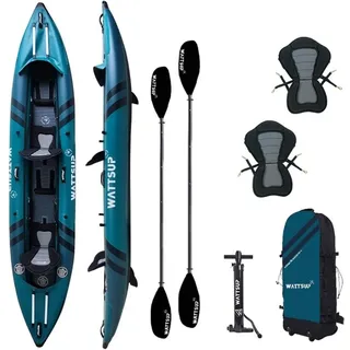 Wattsup Cod 2p Aufblasbares Kajak - Blue - 410x85 cm