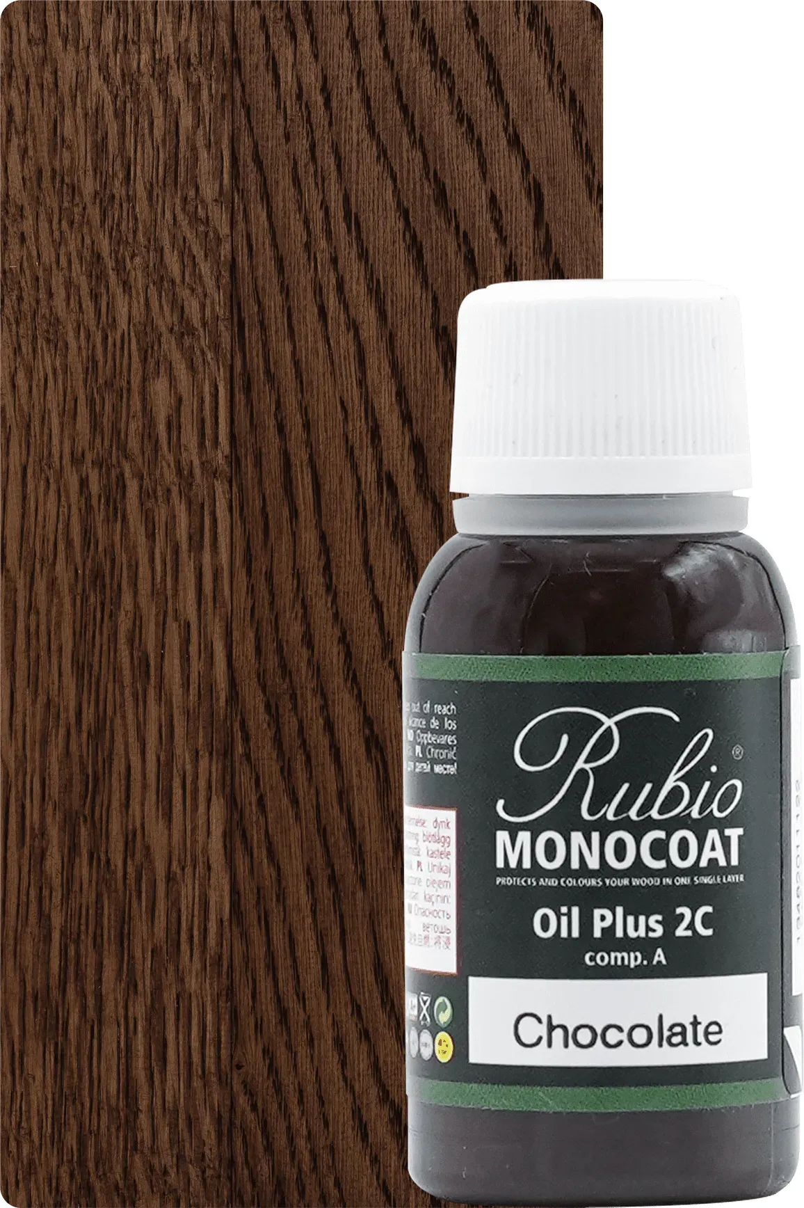 Rubio Monocoat Oil Plus 2C Chocolate 20ml (A) - 20ml [0,8m2]