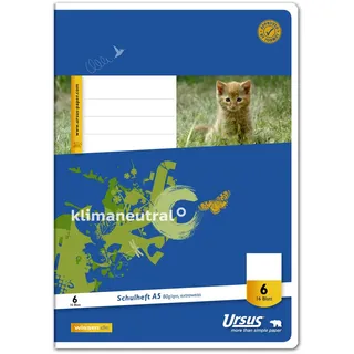 Staufen 10 Staufen® Schulhefte Lineatur 6 blanko DIN A5 ohne Rand, 16 Blatt