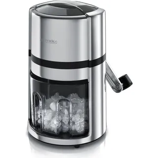 Arendo Eiscrusher 1,1 L - Eiszerkleinerer zum Kühlen und Frischhalten - stromloser Betrieb, überall verwendbar - Auffangbehälter einfach entnehmbar